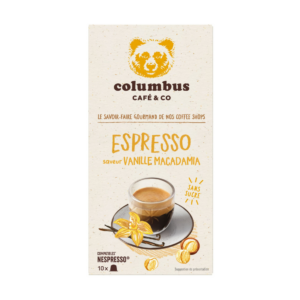 Capsules Saveur Macadamia Columbus Café & Co x10 pour Nespresso